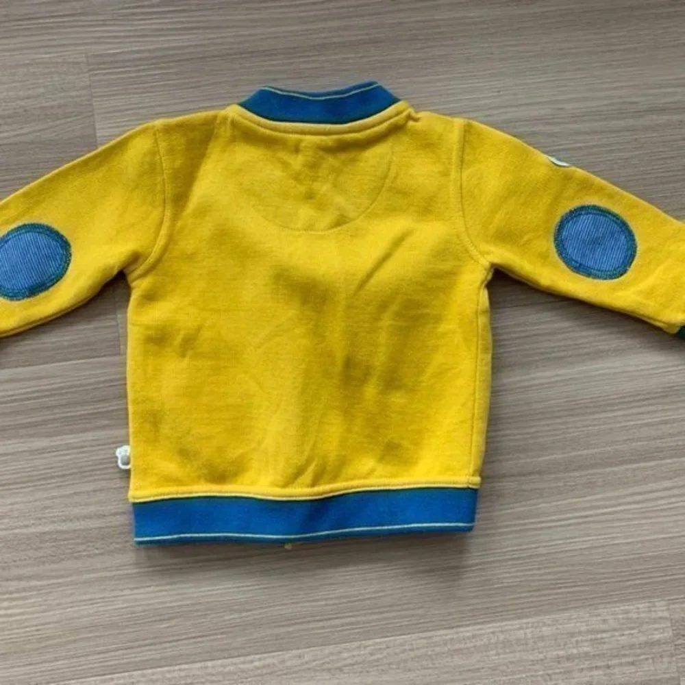 New Jacket in yellow and blue size 6-9 months